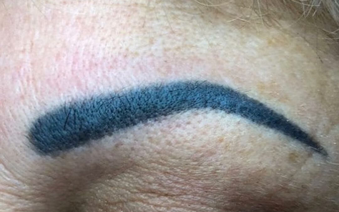 WHY DO EYEBROWS TURN BLUE?